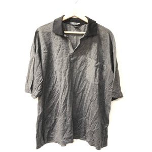 Emme Unno Italy XL dark gray polo shirt